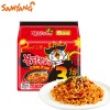 韩国进口三养超辣火鸡面干拌面速食泡面方便面整箱140g*5袋五连包