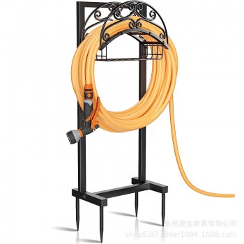 花园软管支架庭院草坪软管支架坚固软管支架可拆卸花园软管存储架