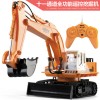 汇纳310挖掘机11通道遥控推挖土机儿童电动玩具车遥控工程车