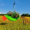 独立站新品Flying Parrot Flower Pot 彩色鹦鹉花盆园林装饰摆件