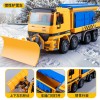 大号铲雪车玩具除雪车推土机清洁扫雪车工程车 儿童汽车男孩3-6岁