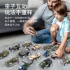 迷你军事工程车玩具套装仿真小汽车儿童玩具男孩挖掘机模型合金车