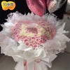 情人节999/199/99朵红粉玫瑰花生日花束订婚鲜花速递同城配送其他