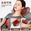 颈椎按摩器家用电器肩颈腰部按摩仪全身可用多功能按摩枕按摩神器