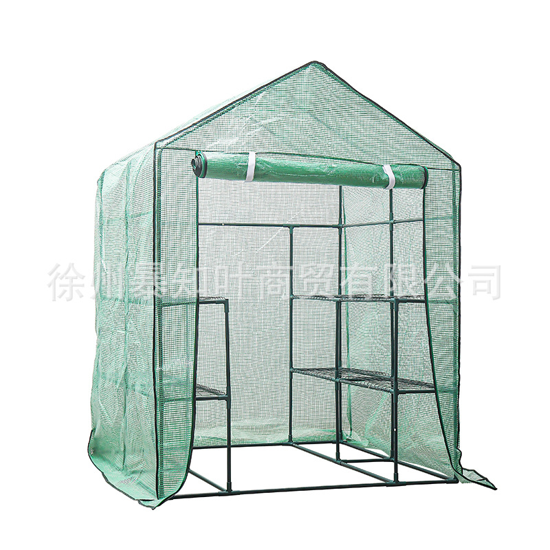 外罩阳台暖房户外温室保温棚保暖花园暖房透明PVC花架暖棚花架