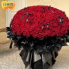 情人节999/199/99朵红粉玫瑰花生日花束订婚鲜花速递同城配送其他