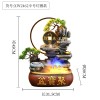 假山流水喷泉客厅循环水景观招财风水轮办公室生财桌面加湿器摆件