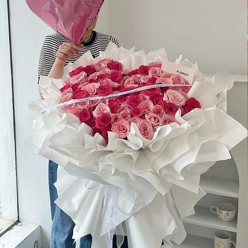 999朵365朵红玫瑰花束鲜花速递同城北京上海成都配送生日求婚