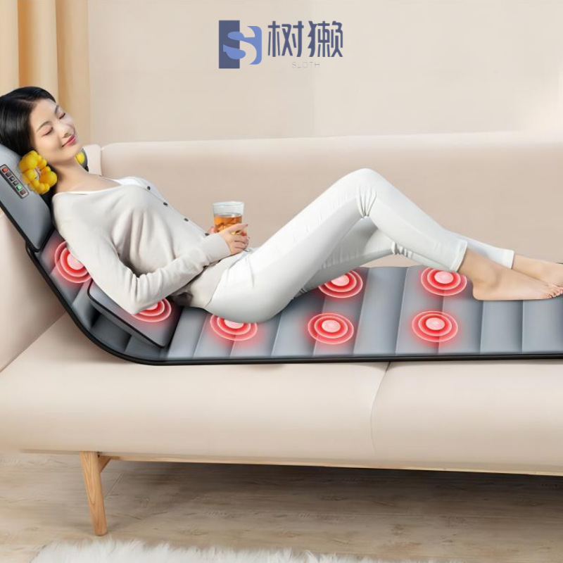 按摩垫多功能按摩器电动床垫家用背靠椅全身批发中老年健康礼品