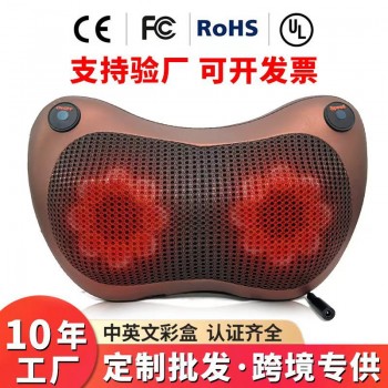 颈椎按摩器家用电器肩颈腰部按摩仪全身可用多功能按摩枕按摩神器