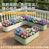 金属花箱庭院户外花园阳台露台镀锌板铁艺大花箱种菜种树养花专用