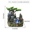 高山循环流水摆件客厅造鱼缸假山水车喷泉盆景装饰生财风水轮转球