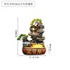 假山流水喷泉客厅循环水景观招财风水轮办公室生财桌面加湿器摆件