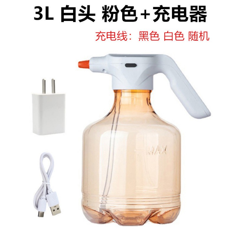 3L电动喷水壶浇花家用电动喷雾器消毒园艺洒水壶Water Spray Can