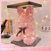 永生花玫瑰兔子520情人节母亲礼物生日礼物送女友圣诞创意仿真花