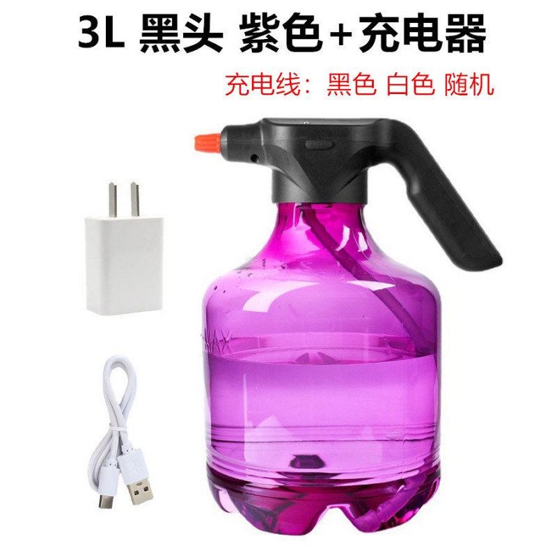3L电动喷水壶浇花家用电动喷雾器消毒园艺洒水壶Water Spray Can