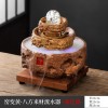 八方来财陶瓷流水循环水时来运转办公室桌面招财风水摆件开业礼品