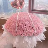订婚玫瑰花配送鲜花速递同城花束朵99情人节红粉生日991999其他