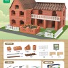 泥瓦匠盖房子砌墙玩具礼物儿童建筑师手工造diy砖头小屋迷你水泥