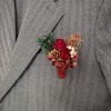 干花永生花草坪婚礼父母新郎新娘伴娘配饰胸花襟花手腕花道具配饰