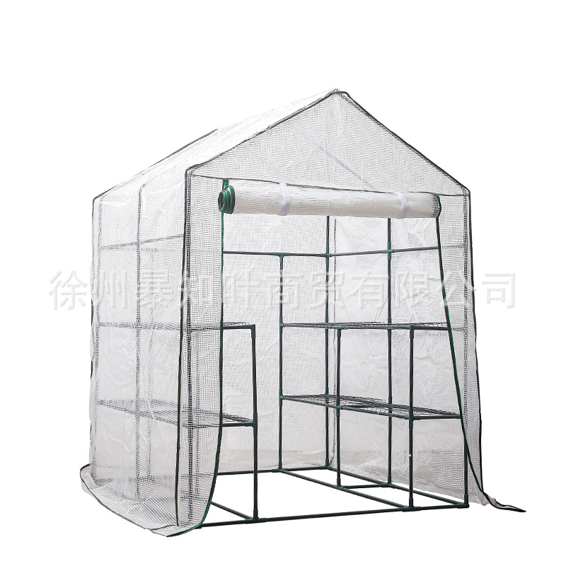 外罩阳台暖房户外温室保温棚保暖花园暖房透明PVC花架暖棚花架