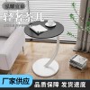 出租屋小户型床边桌可移动简约小圆茶几沙发出租屋适用小户型