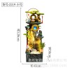 中式假山流水喷泉风水轮生财摆件循环水客厅落地招财鱼缸开业礼品