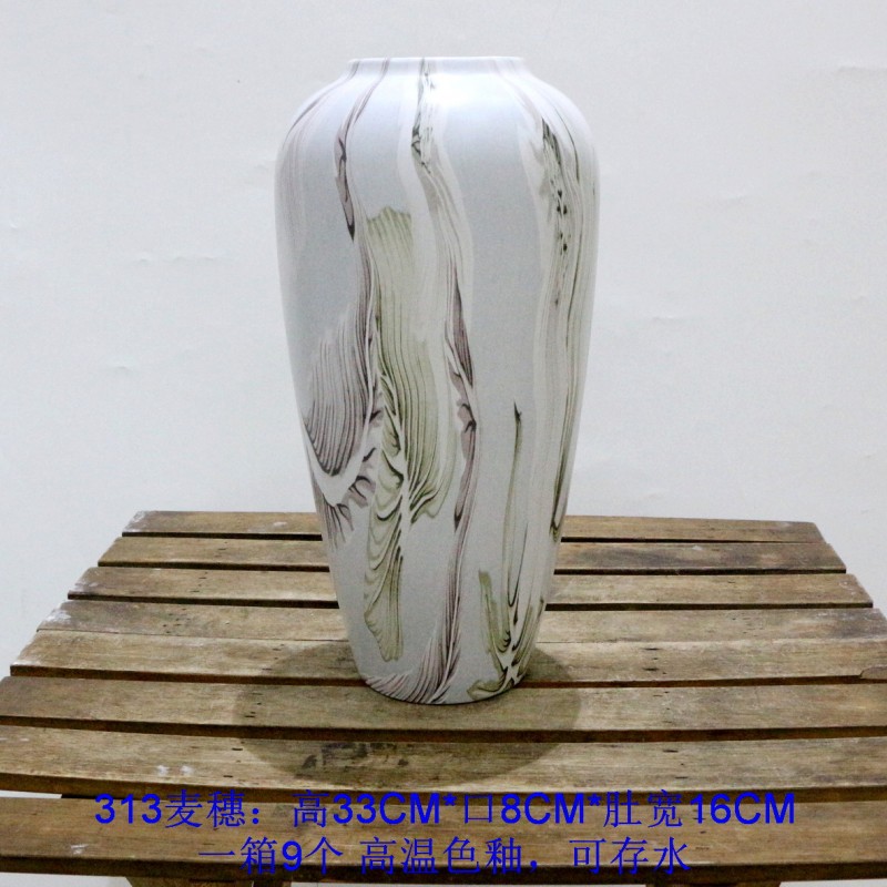 厂家直销陶瓷花瓶批发现代时尚花插花器家居饰品仿真花鲜花花瓶