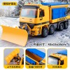 大号铲雪车玩具除雪车推土机清洁扫雪车工程车 儿童汽车男孩3-6岁