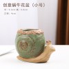 欧式花园动物可爱出口陶瓷花盆田园森林系摆设多肉居家装饰植物盆
