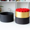 永生花亚克力抱抱桶成品系列情人节玫瑰花蘑菇头亚马逊母亲节礼物
