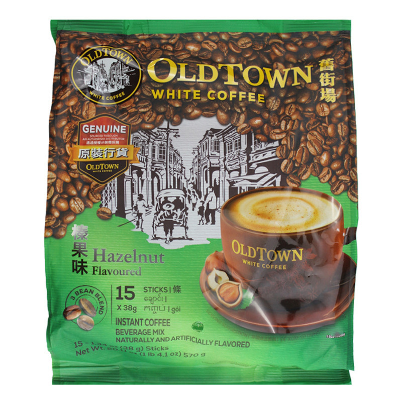 港版旧街场oldtown 马来西亚进口 白咖啡三合一经典原味速溶咖啡