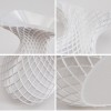 3D打印塑料花瓶北欧色花瓶装饰工艺品仿釉干湿花插花容器客厅摆件