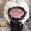 99朵玫瑰花束七夕情人节礼物送女友生日浪漫礼物香皂永生花情人节