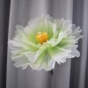 橱窗装饰仿真纱花婚庆布置户外活动装饰丝网牡丹大型美陈假花批发