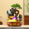 假山流水喷泉客厅循环水景观招财风水轮办公室生财桌面加湿器摆件
