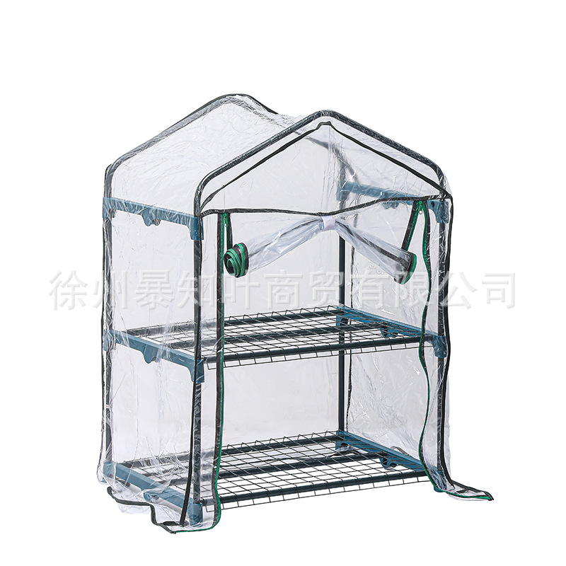 外罩阳台暖房户外温室保温棚保暖花园暖房透明PVC花架暖棚花架