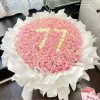 鲜花999同北京束99朵玫瑰花199速递上海配送城生日订婚七夕