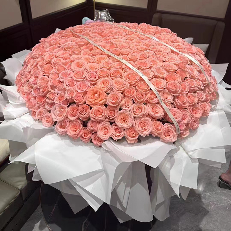 求婚朵玫瑰花束52送女友七夕花束9990表白配送鲜花速递同城朵