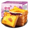 比比赞岩烧乳酪吐司面包蓝莓味早餐健康小零食小吃休闲食品代餐