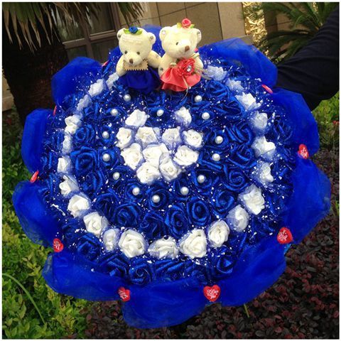 999朵玫瑰花束花表白订婚520走心礼品鲜花香皂花送女友结婚
