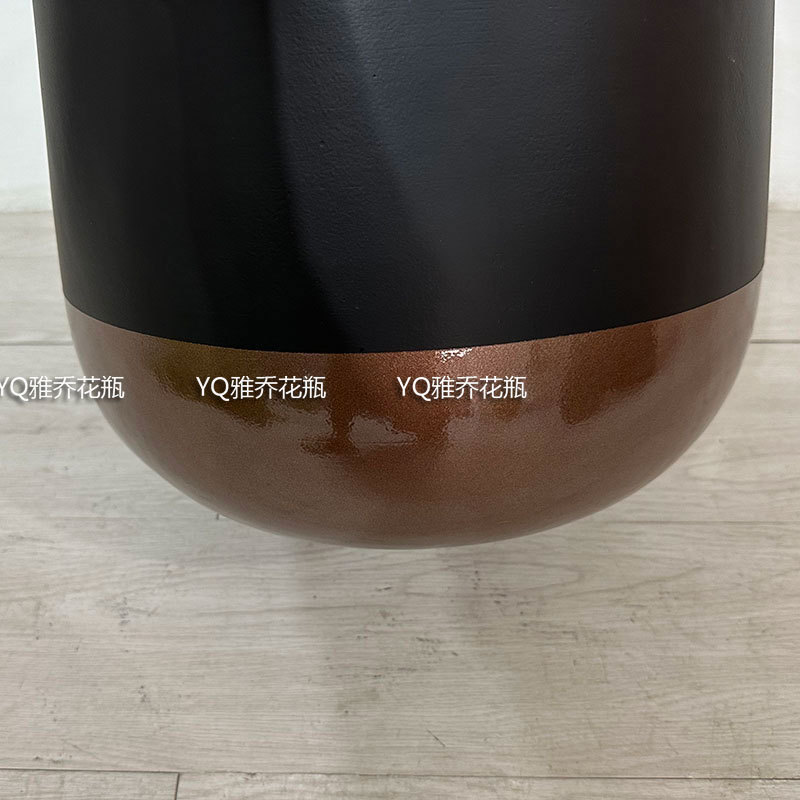 北欧玻璃钢落地花盆花瓶庭院花园家居咖啡馆会所花艺绿植软装饰品