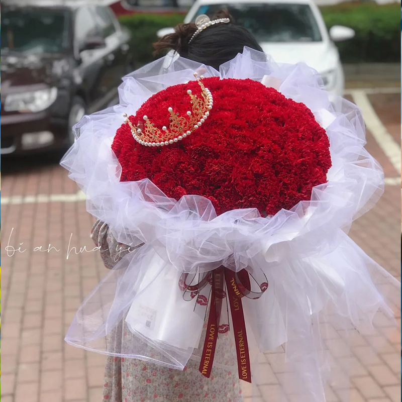 999朵365朵红玫瑰花束鲜花速递同城北京上海成都配送生日求婚