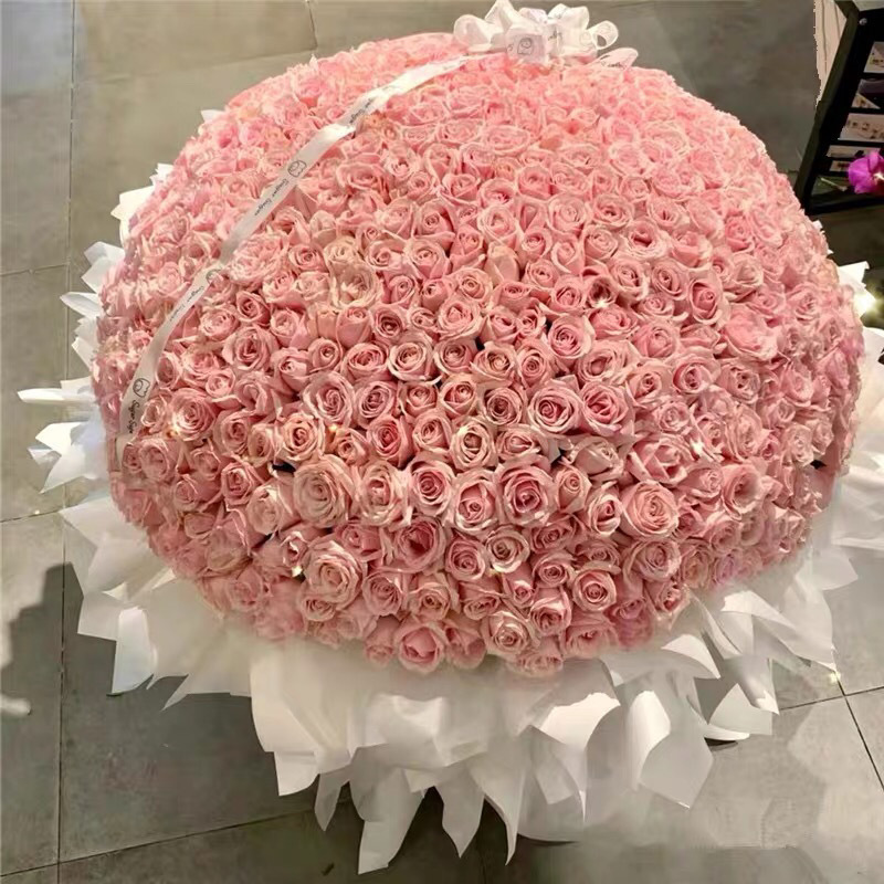 199朵和999朵玫瑰永生香皂花大花束情人节礼物送男女朋友