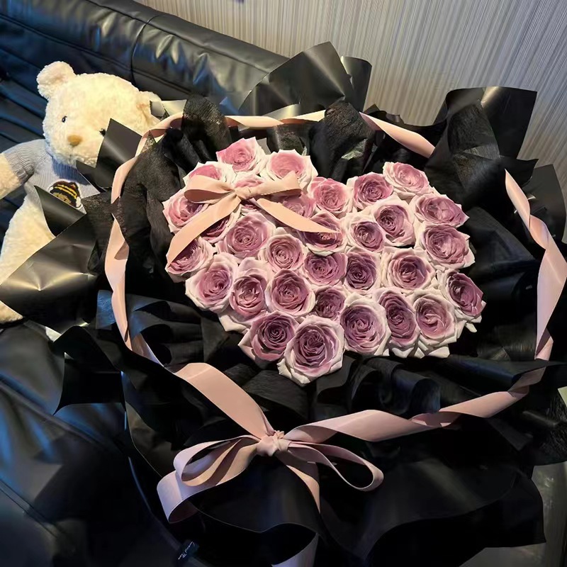 母亲情人节礼物乌梅子酱花玫瑰花束香皂花高级感送闺蜜生日礼物