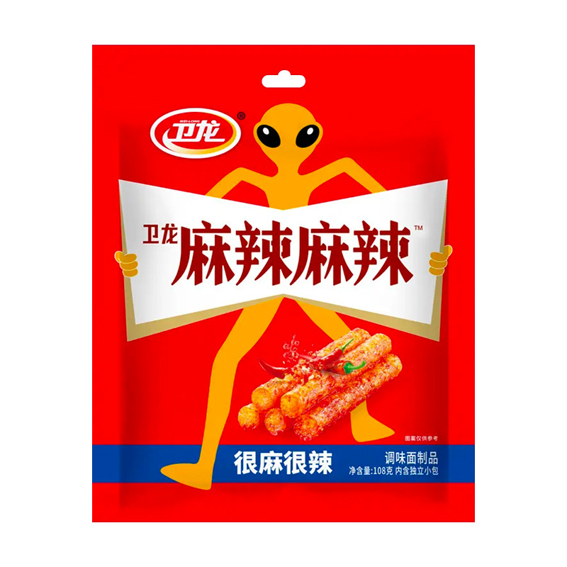 卫龙魔芋爽素毛肚多口味小面筋麻辣大刀肉辣条亲嘴烧办公休闲小吃