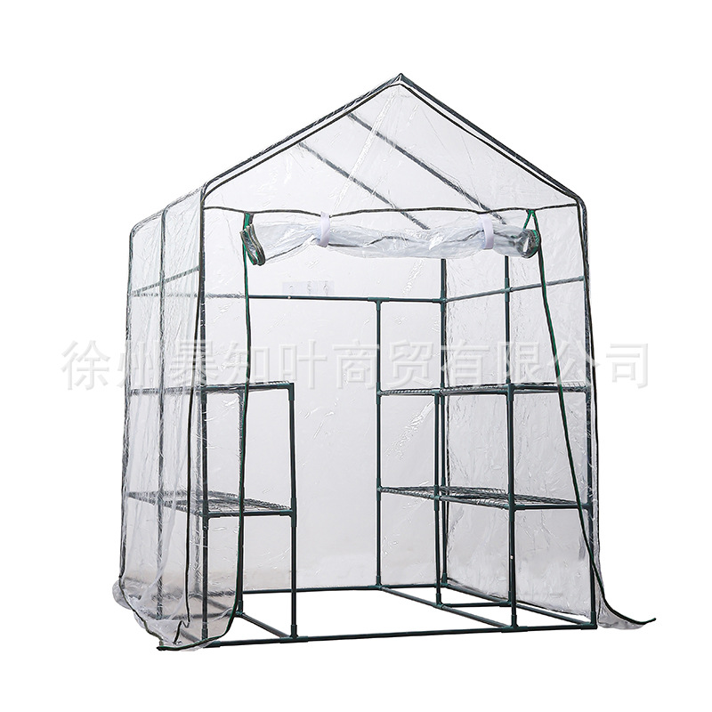 外罩阳台暖房户外温室保温棚保暖花园暖房透明PVC花架暖棚花架