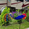 独立站新品Flying Parrot Flower Pot 彩色鹦鹉花盆园林装饰摆件