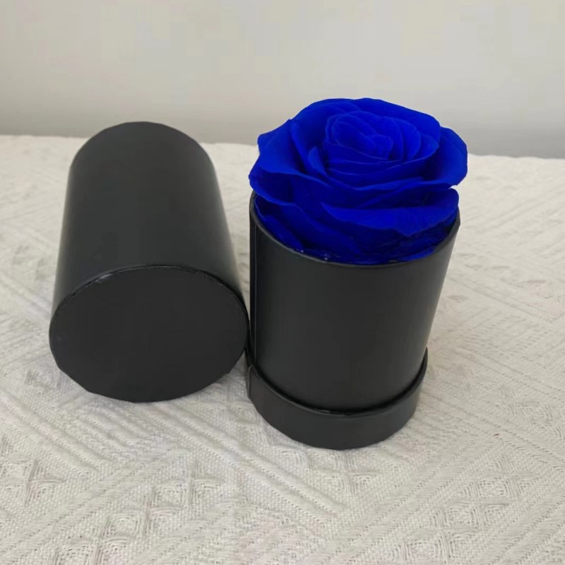 永生花亚克力抱抱桶成品系列情人节玫瑰花蘑菇头亚马逊母亲节礼物