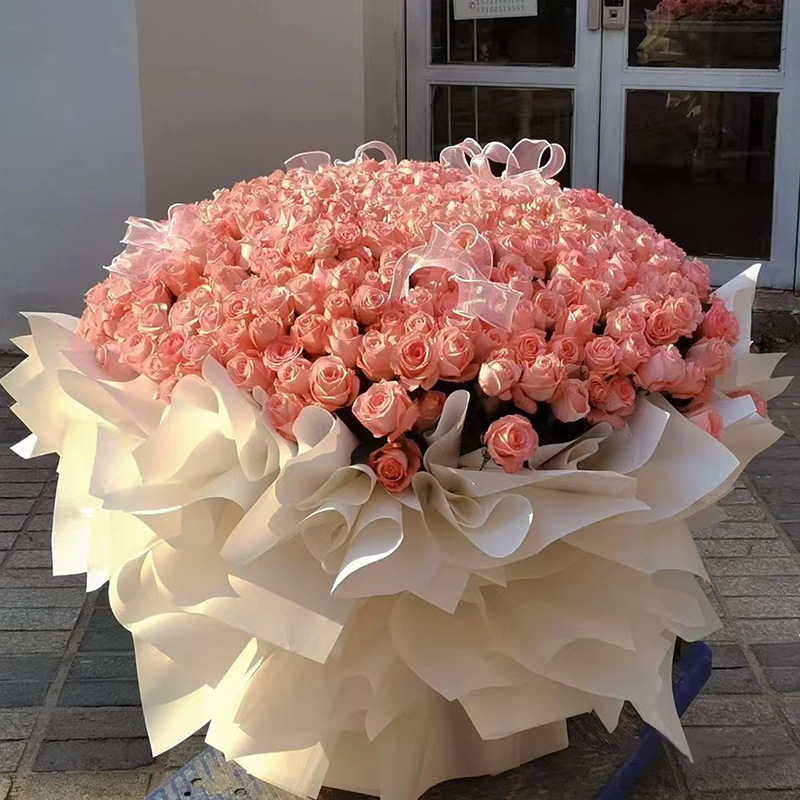 求婚朵玫瑰花束52送女友七夕花束9990表白配送鲜花速递同城朵